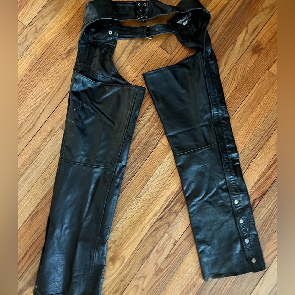 Mens Harley Davidson leather chaps